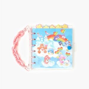 NWT FOREVER 21 HELLO KITTY AND FRIENDS Clear cover mini notebook with chain